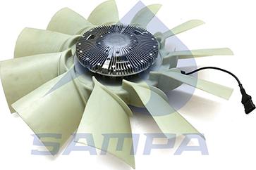 Sampa 051.021 - Sajūgs, Radiatora ventilators www.autospares.lv