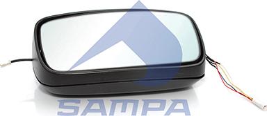 Sampa 051.128 - Ārējais atpakaļskata spogulis, Vadītāja kabīne www.autospares.lv