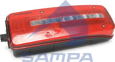 Sampa 052.084 - Aizmugurējais lukturis www.autospares.lv