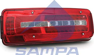 Sampa 052.074 - Aizmugurējais lukturis www.autospares.lv