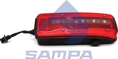 Sampa 052.072 - Aizmugurējais lukturis www.autospares.lv