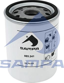 Sampa 065.241 - Eļļas filtrs www.autospares.lv