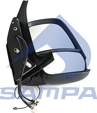 Sampa 062.117 - Ārējais atpakaļskata spogulis www.autospares.lv