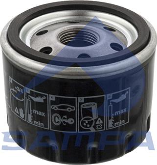 Sampa 010.1365 - Масляный фильтр www.autospares.lv