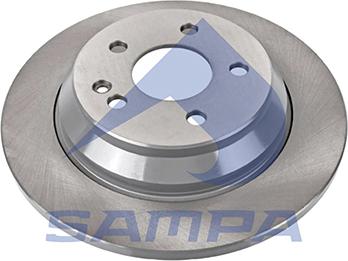 Sampa 010.2361 - Bremžu diski www.autospares.lv