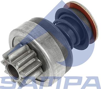 Sampa 010.2307 - Pinion, bendix, starter www.autospares.lv