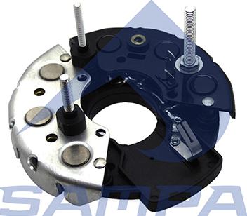 Sampa 010.2329 - Выпрямитель, диодный мост, генератор www.autospares.lv