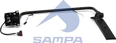 Sampa 034.386 - Kronšteins, Ārējais atpakaļskata spogulis www.autospares.lv