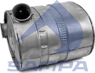 Sampa 034.256 - Izplūdes gāzu trokšņa slāpētājs (pēdējais) www.autospares.lv