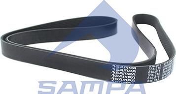 Sampa 036.015 - Ķīļrievu siksna www.autospares.lv