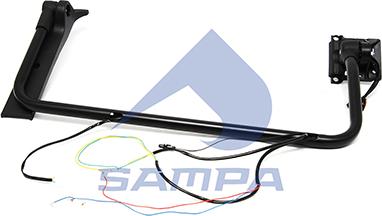 Sampa 036.205 - Kronšteins, Ārējais atpakaļskata spogulis www.autospares.lv