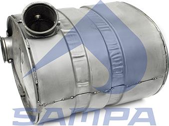 Sampa 033.211 - Izplūdes gāzu trokšņa slāpētājs (pēdējais) www.autospares.lv