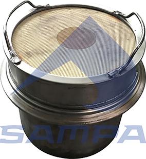 Sampa 037.049 - Nosēdumu / Daļiņu filtrs, Izplūdes gāzu sistēma www.autospares.lv