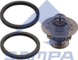 Sampa 037.386 - Термостат охлаждающей жидкости / корпус www.autospares.lv