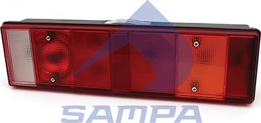 Sampa 024.140 - Aizmugurējais lukturis www.autospares.lv