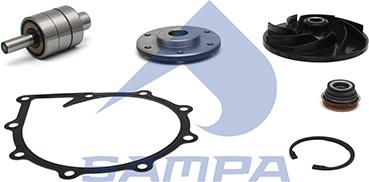 Sampa 020.718 - Remkomplekts, Ūdenssūknis www.autospares.lv