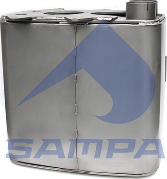 Sampa 022.480 - Vidējais izpl. gāzu trokšņa slāpētājs www.autospares.lv