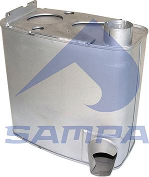 Sampa 022.479 - Izplūdes gāzu trokšņa slāpētājs (pēdējais) www.autospares.lv