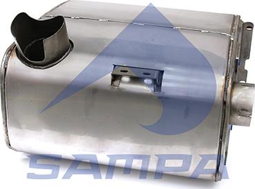 Sampa 022.477 - Izplūdes gāzu trokšņa slāpētājs (pēdējais) www.autospares.lv