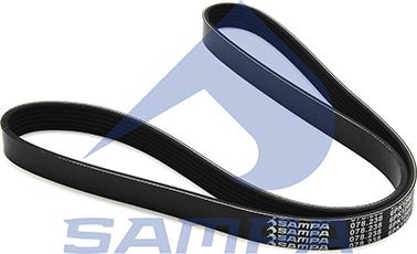 Sampa 078.238 - V-Ribbed Belt www.autospares.lv