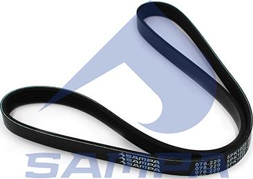 Sampa 078.229 - V-Ribbed Belt www.autospares.lv