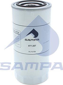 Sampa 077.207 - Eļļas filtrs www.autospares.lv