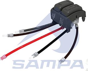 Sampa 1840 0676 - Vadības bloks, Sēdekļa ieregulēšana www.autospares.lv