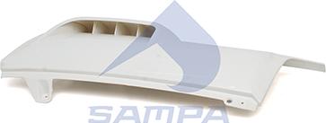 Sampa 1850 0255 - Gaisa deflektors, Kabīne www.autospares.lv