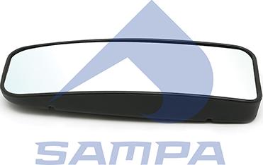 Sampa 205.071 - Spoguļstikls, Ārējais atpakaļskata spogulis www.autospares.lv