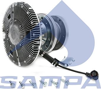 Sampa 200.148 - Sajūgs, Radiatora ventilators www.autospares.lv