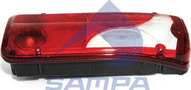 Sampa 201.035 - Aizmugurējais lukturis www.autospares.lv