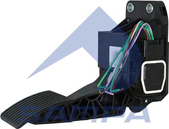 Sampa 208.458 - Accelerator Pedal www.autospares.lv