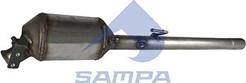 Sampa 208.365 - Nosēdumu / Daļiņu filtrs, Izplūdes gāzu sistēma www.autospares.lv