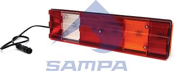 Sampa 207.345 - Aizmugurējais lukturis www.autospares.lv