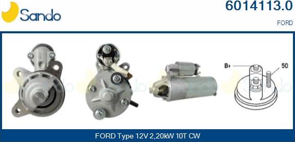 Sando 6014113.0 - Starter www.autospares.lv