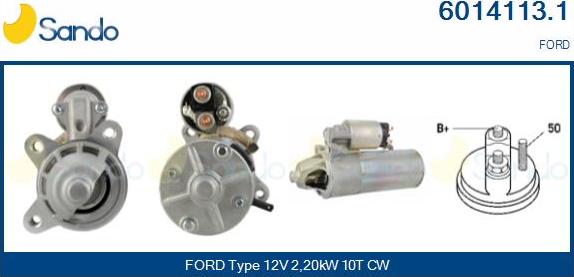 Sando 6014113.1 - Starter www.autospares.lv