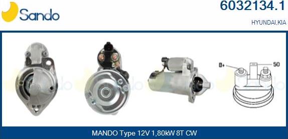 Sando 6032134.1 - Starter www.autospares.lv