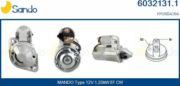 Sando 6032131.1 - Starter www.autospares.lv