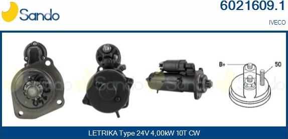 Sando 6021609.1 - Стартер www.autospares.lv