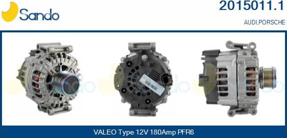 Sando 2015011.1 - Alternator www.autospares.lv