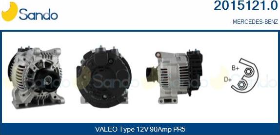 Sando 2015121.0 - Ģenerators www.autospares.lv