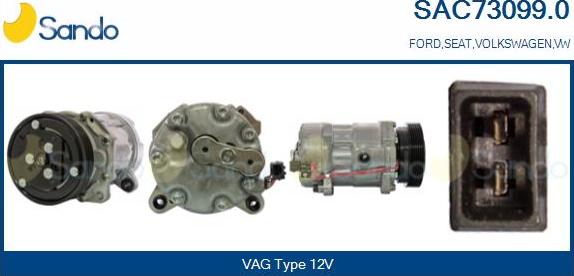 Sando SAC73099.0 - Compressor, air conditioning www.autospares.lv