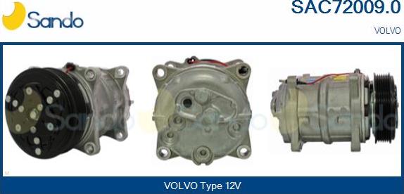 Sando SAC72009.0 - Compressor, air conditioning www.autospares.lv