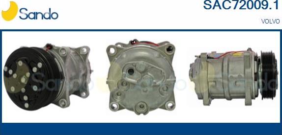 Sando SAC72009.1 - Compressor, air conditioning www.autospares.lv