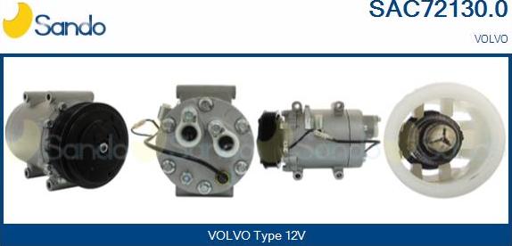 Sando SAC72130.0 - Compressor, air conditioning www.autospares.lv