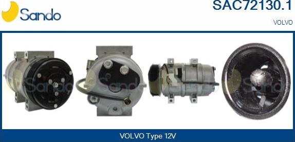 Sando SAC72130.1 - Compressor, air conditioning www.autospares.lv