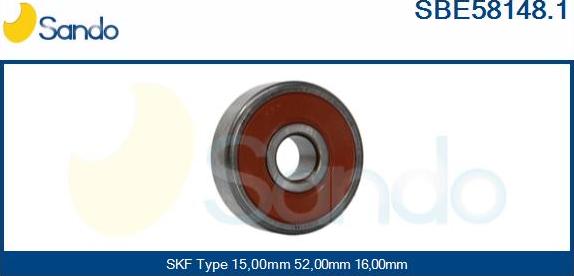 Sando SBE58148.1 - Gultnis autospares.lv