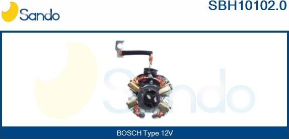 Sando SBH10102.0 - Holder, carbon brushes www.autospares.lv