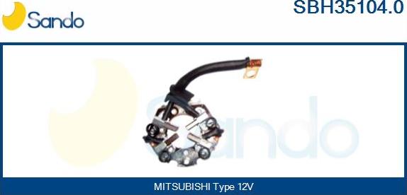 Sando SBH35104.0 - Holder, carbon brushes www.autospares.lv