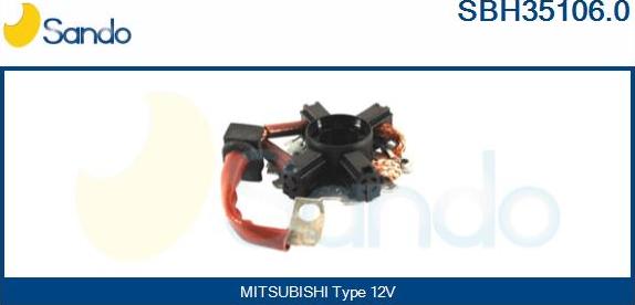 Sando SBH35106.0 - Holder, carbon brushes www.autospares.lv